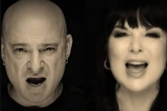David Draiman and Ann Wilson