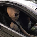 Photo: Police: Alien pulled over in Atlanta