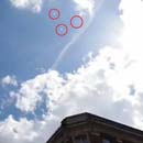 UFOs above BBC building in London