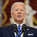 Photo: Biden condemns Trump as a threat to democracy in speech marking one year since January 6 attack