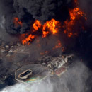 Deepwater Horizon Oil Rig Burning