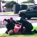 Photo: Video shows California cops punching unarmed woman in brutal arrest - for a seatbelt violation