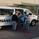 Photo: Inmates help move bodies as they pile up at El Paso Medical Examiner's office