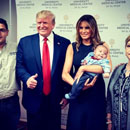 Trump gives thumbs up in photo with El Paso orphan