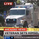 Photo: Air Force Veteran, 58, Protesting Against the VA, Sets Himself on Fire in Atlanta