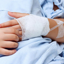 Child with IV