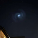 Photo: Weird Glowing Orb Spotted Spiralling in Sky Across UK