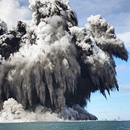 Undersea Volcano Erupts