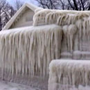Photo: Great Lakes home completely encased in ice