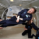 Stephen Hawking Having Fun in Zero-G