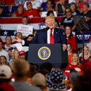 Photo: Trump continues attack against congresswomen while crowd chants "send her back"