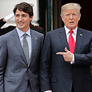 Photo: Trump Admits To Making Up Trade Deficit In Talks With Canadian Prime Minister