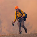 Bedrock Fire, north of Lenore, Idaho 2021