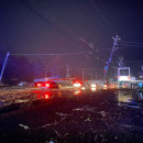 Photo: Southern storms damage homes, buildings, power lines